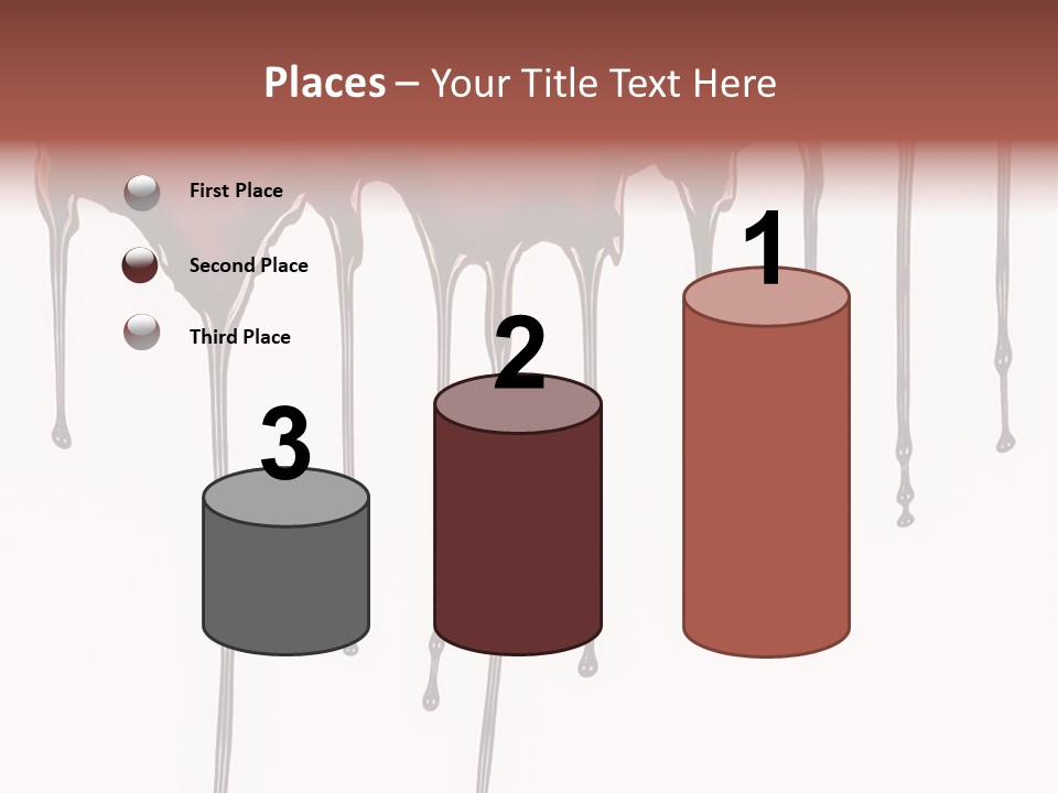 Brush Stain Dribble PowerPoint Template