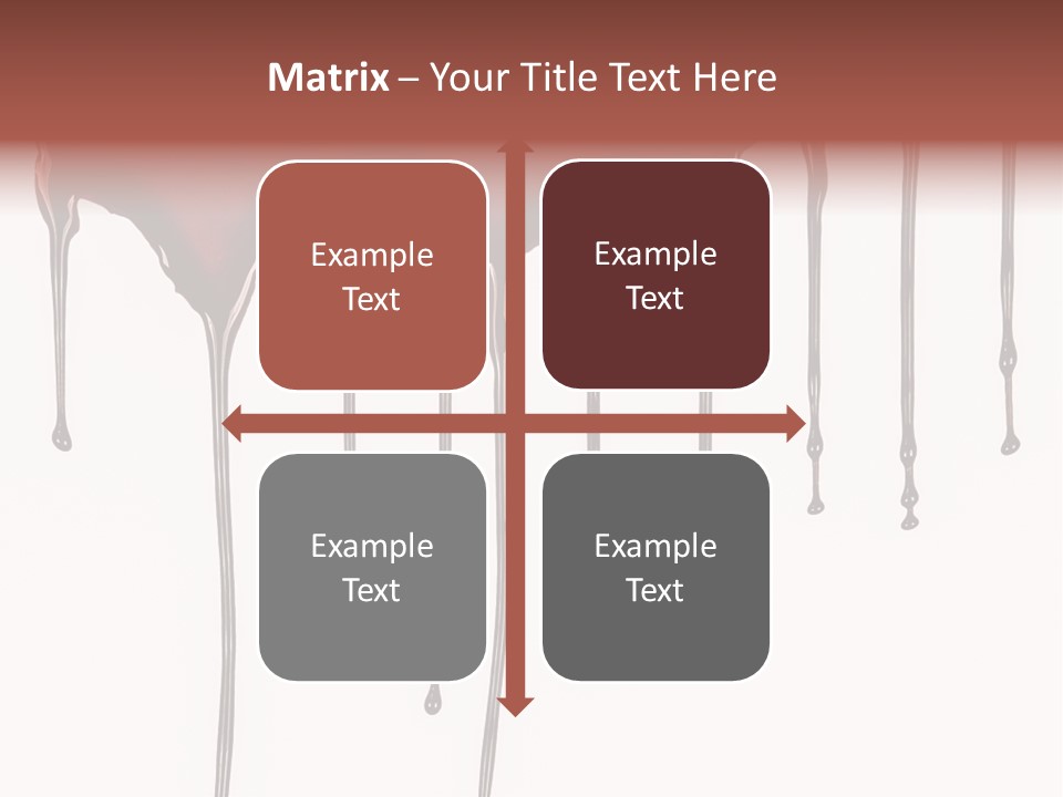 Brush Stain Dribble PowerPoint Template