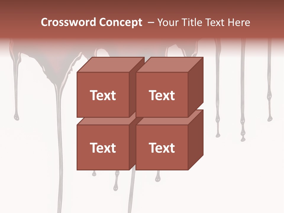 Brush Stain Dribble PowerPoint Template