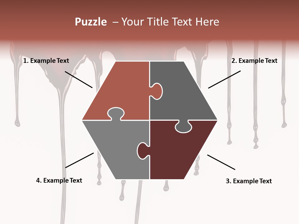 Brush Stain Dribble PowerPoint Template
