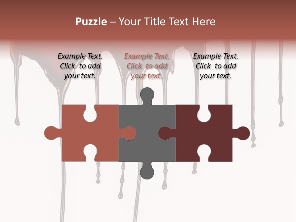 Brush Stain Dribble PowerPoint Template