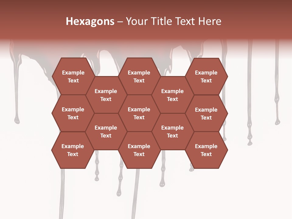 Brush Stain Dribble PowerPoint Template