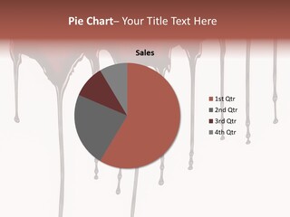 Brush Stain Dribble PowerPoint Template