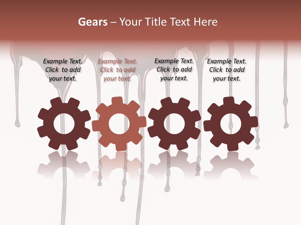 Brush Stain Dribble PowerPoint Template