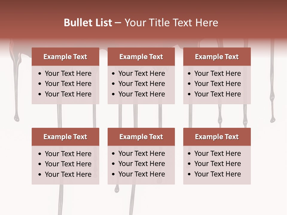 Brush Stain Dribble PowerPoint Template