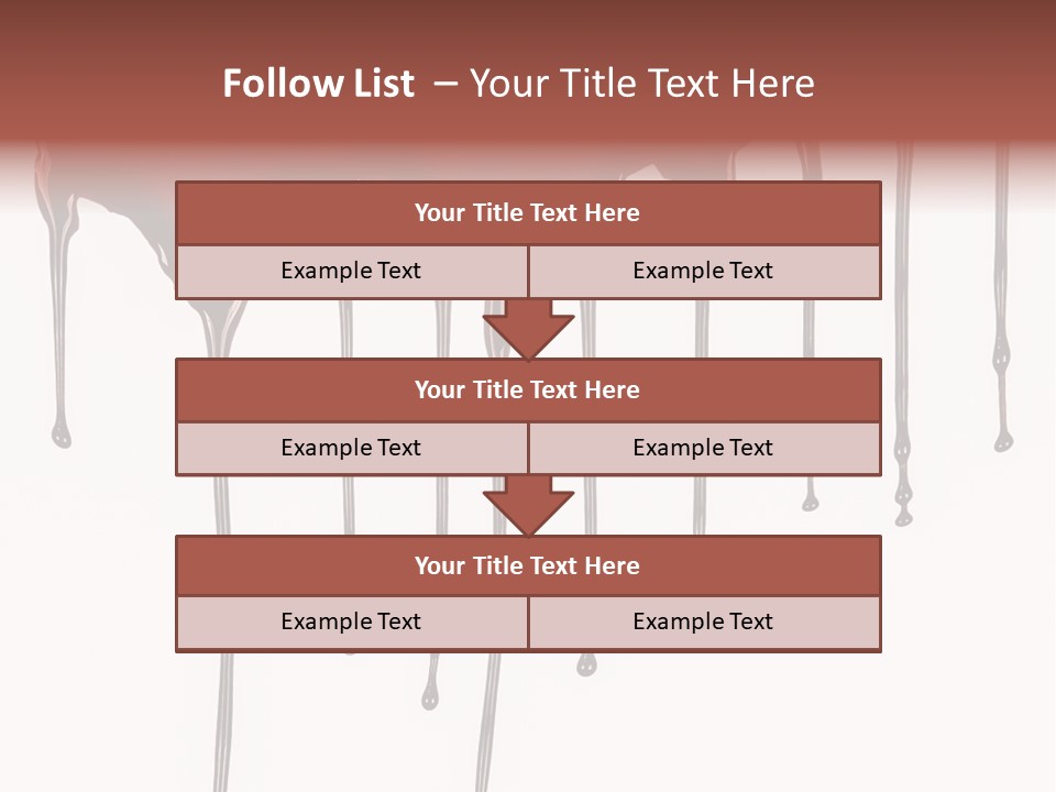 Brush Stain Dribble PowerPoint Template