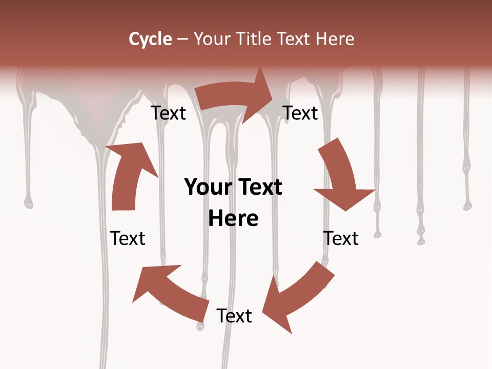 Brush Stain Dribble PowerPoint Template