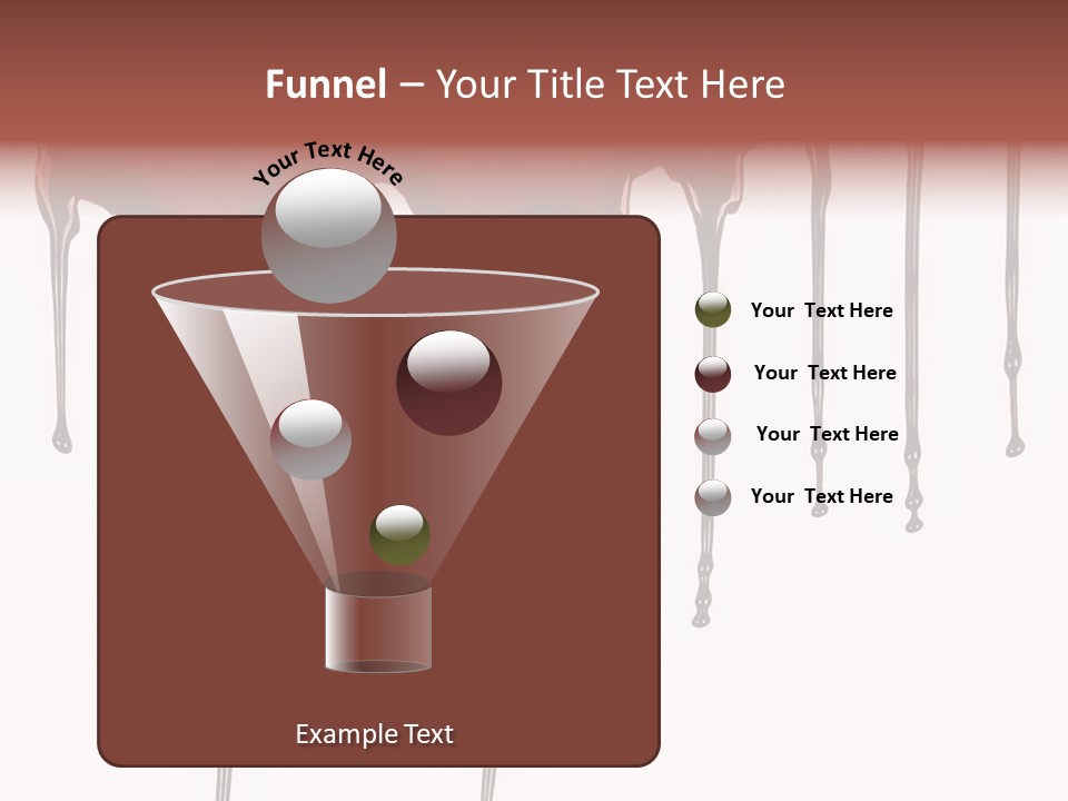 Brush Stain Dribble PowerPoint Template