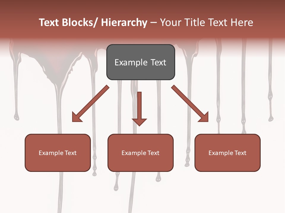 Brush Stain Dribble PowerPoint Template
