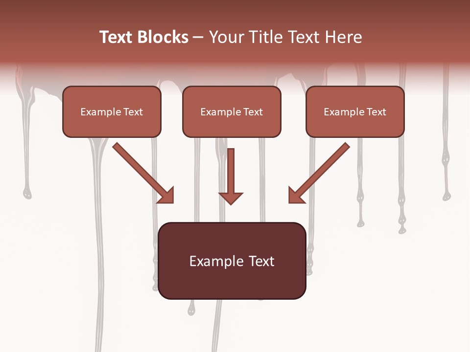 Brush Stain Dribble PowerPoint Template