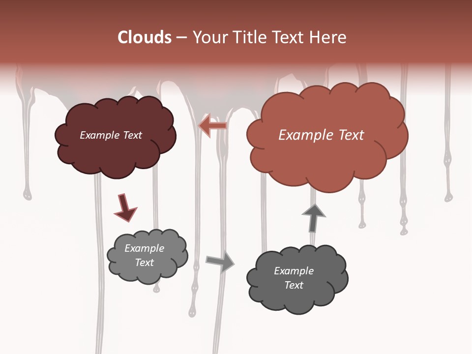Brush Stain Dribble PowerPoint Template