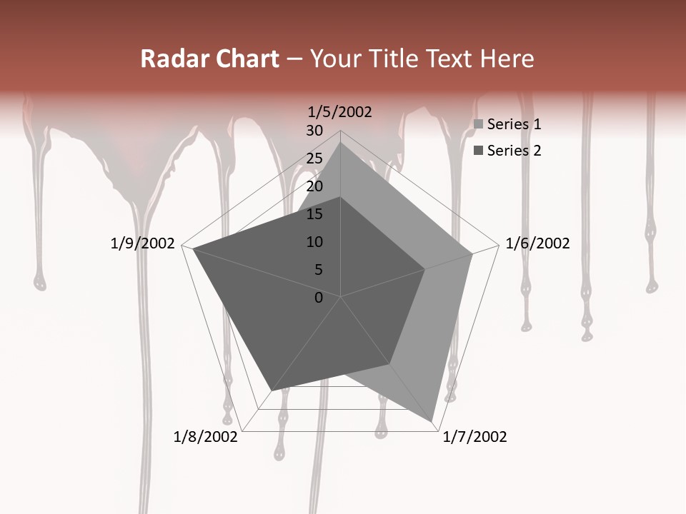 Brush Stain Dribble PowerPoint Template