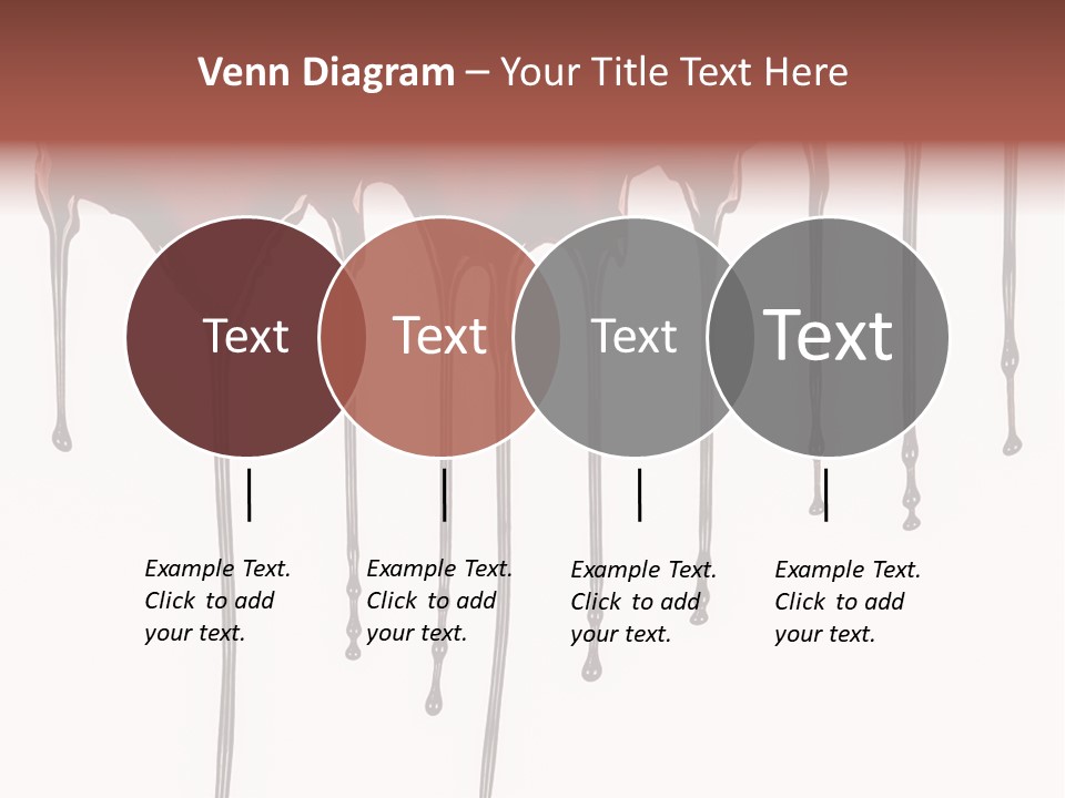 Brush Stain Dribble PowerPoint Template