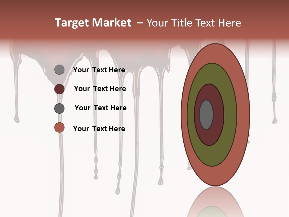 Brush Stain Dribble PowerPoint Template