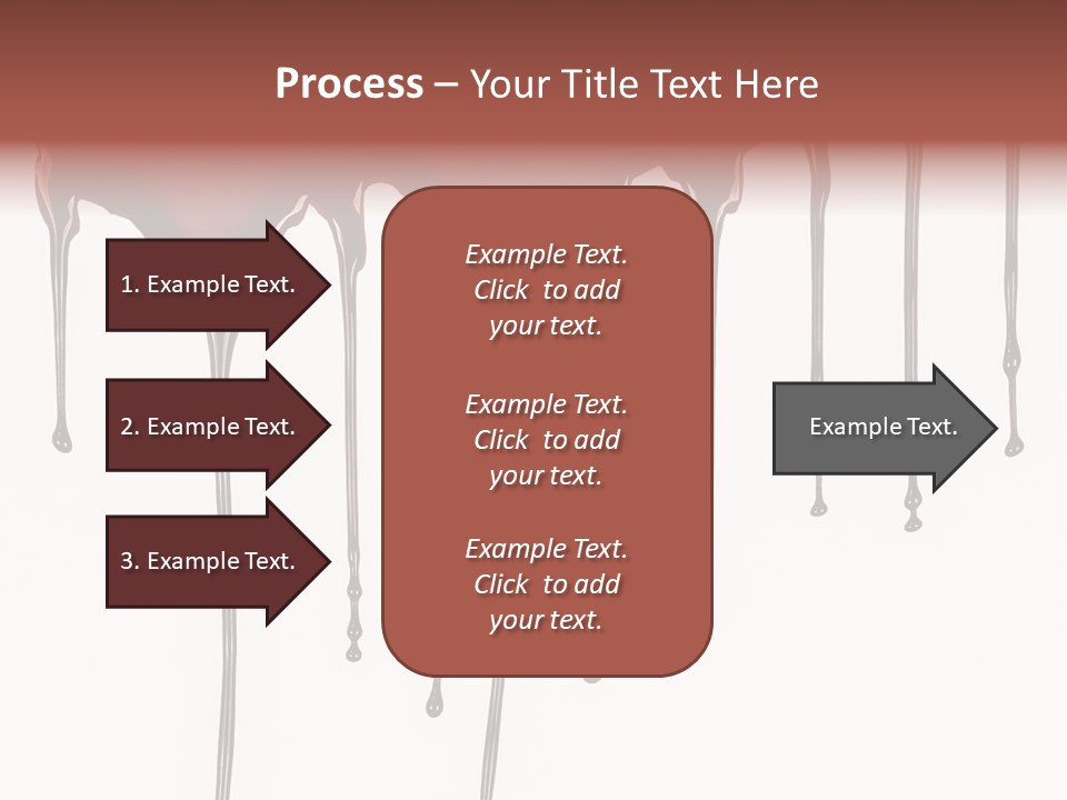 Brush Stain Dribble PowerPoint Template