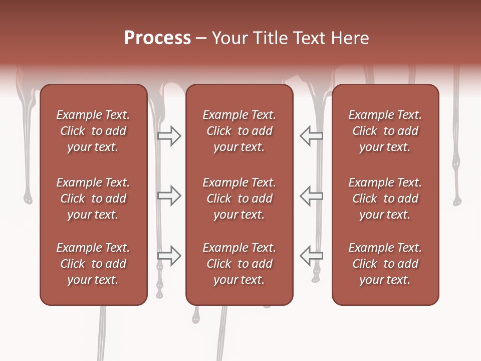 Brush Stain Dribble PowerPoint Template