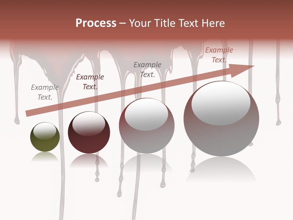 Brush Stain Dribble PowerPoint Template
