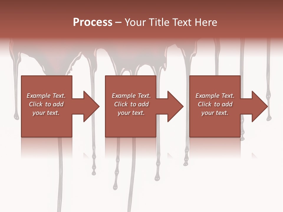 Brush Stain Dribble PowerPoint Template