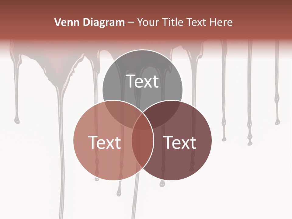 Brush Stain Dribble PowerPoint Template