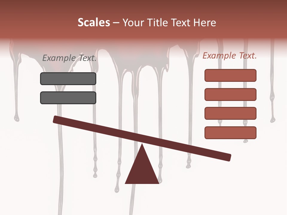 Brush Stain Dribble PowerPoint Template