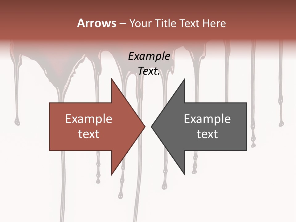 Brush Stain Dribble PowerPoint Template