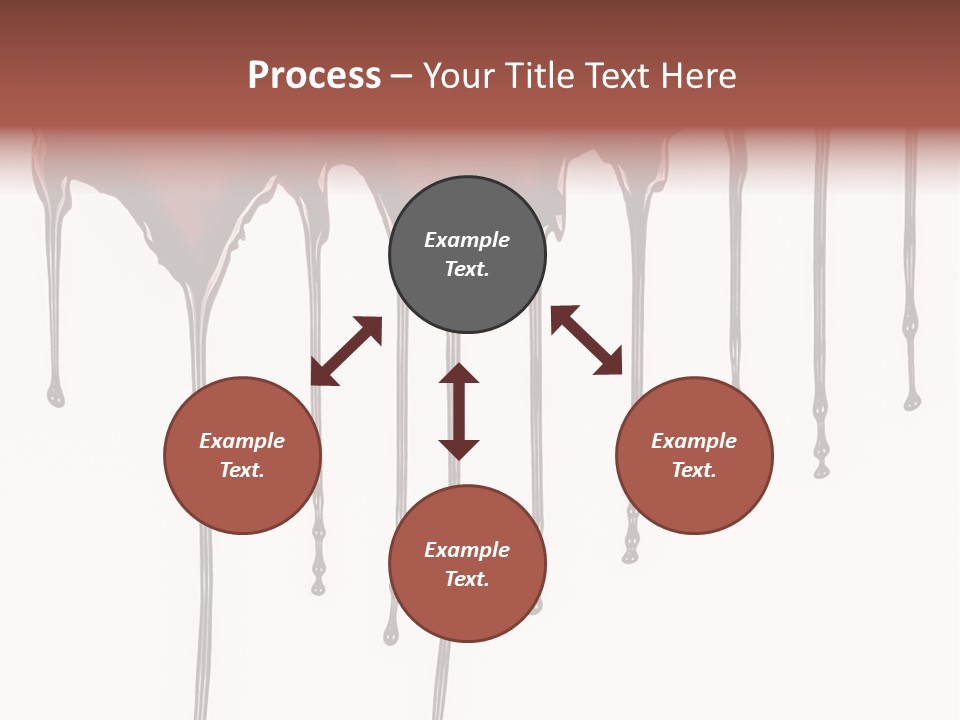 Brush Stain Dribble PowerPoint Template