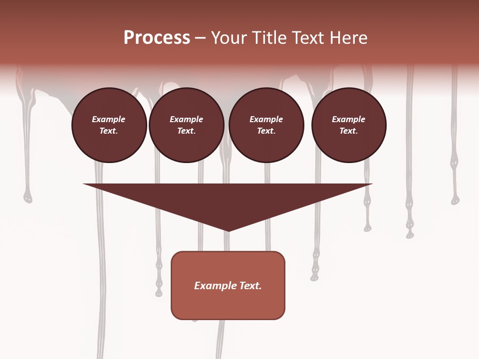 Brush Stain Dribble PowerPoint Template