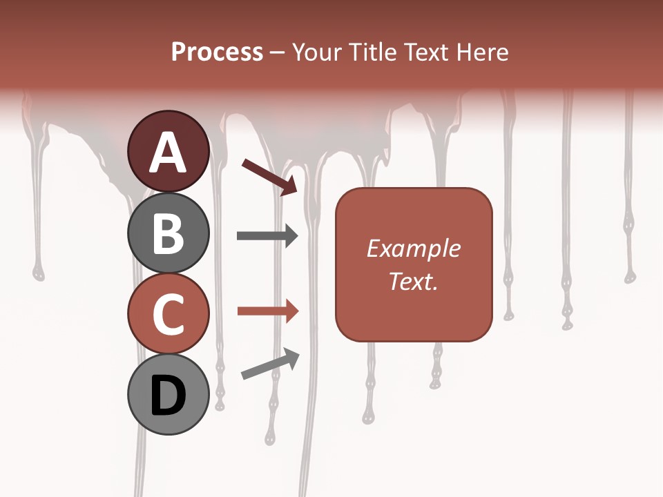 Brush Stain Dribble PowerPoint Template