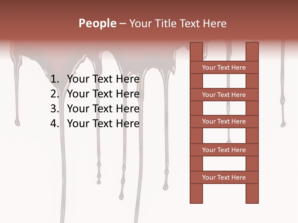Brush Stain Dribble PowerPoint Template