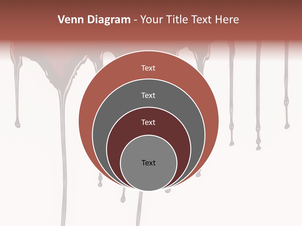 Brush Stain Dribble PowerPoint Template