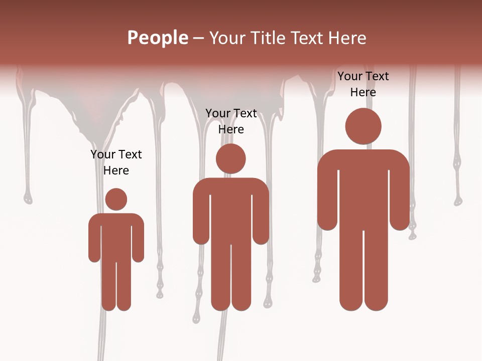 Brush Stain Dribble PowerPoint Template