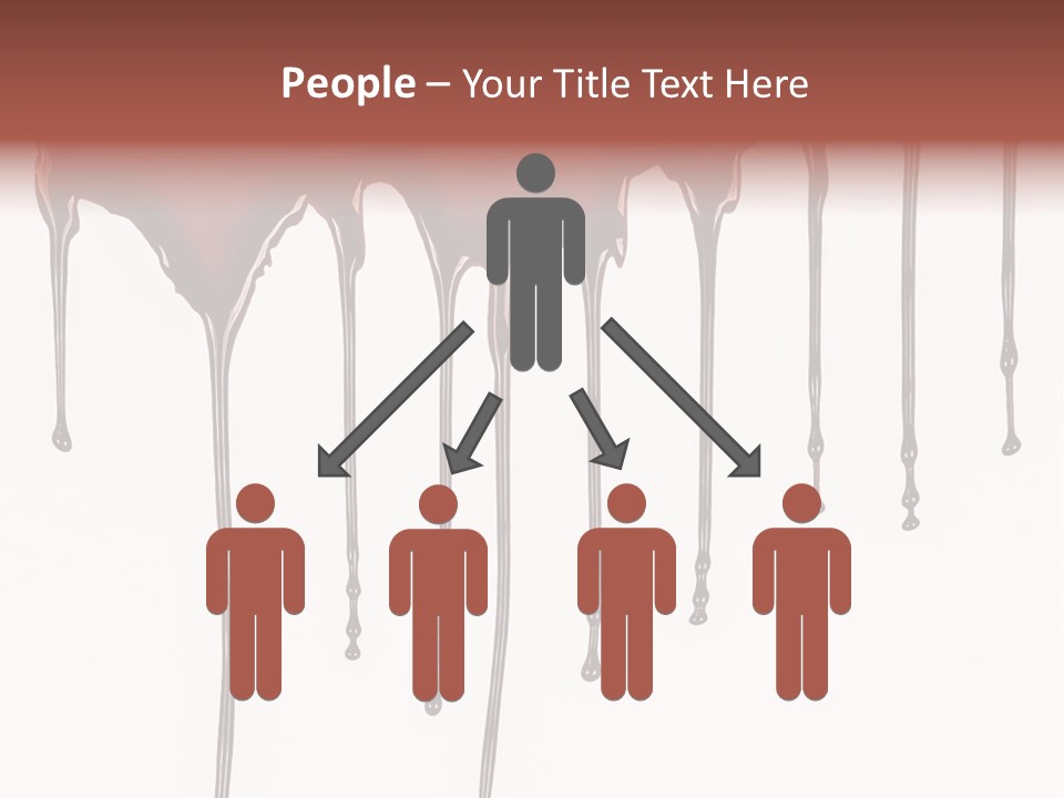 Brush Stain Dribble PowerPoint Template