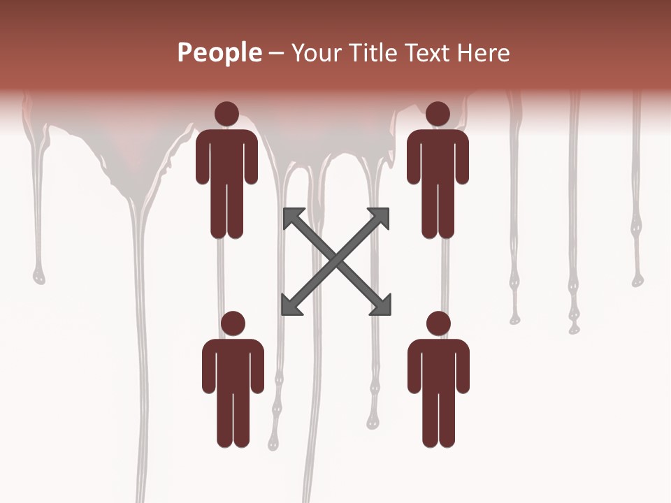 Brush Stain Dribble PowerPoint Template