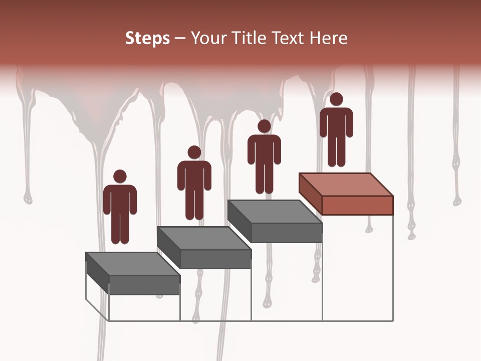 Brush Stain Dribble PowerPoint Template