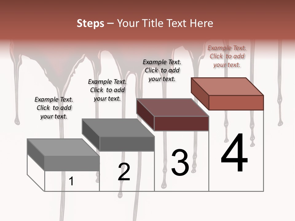 Brush Stain Dribble PowerPoint Template