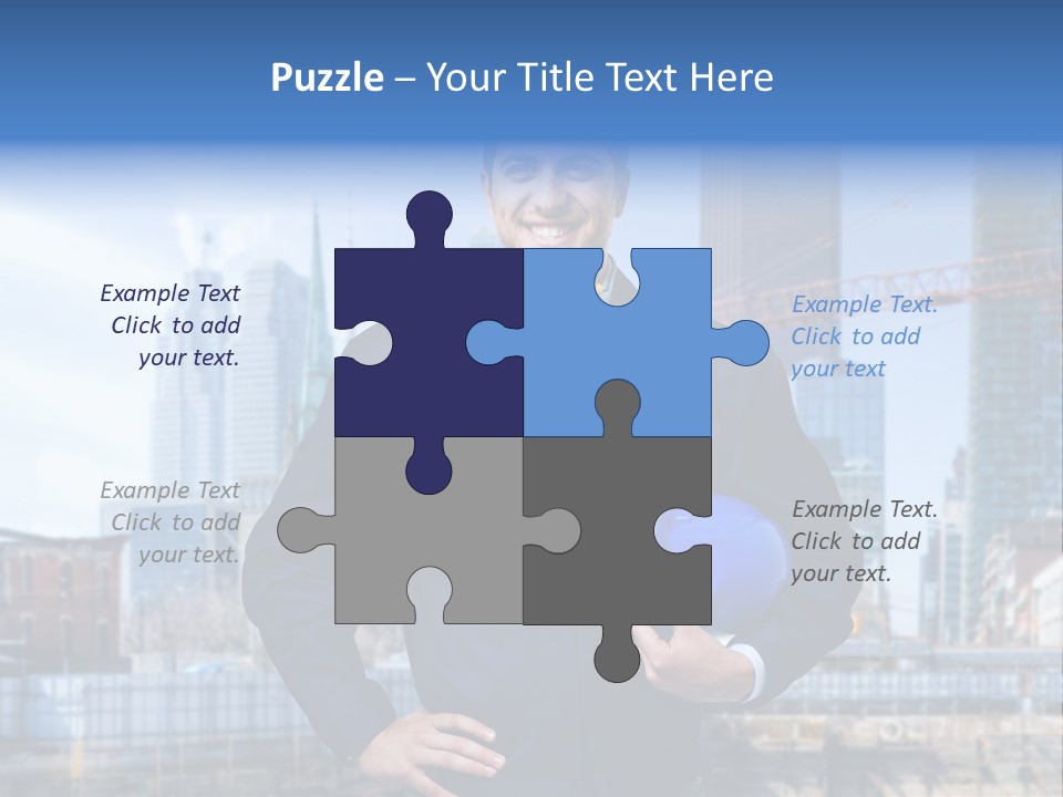 Architect Workman Engineer PowerPoint Template