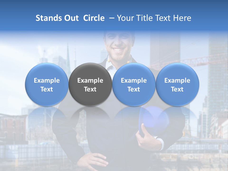 Architect Workman Engineer PowerPoint Template