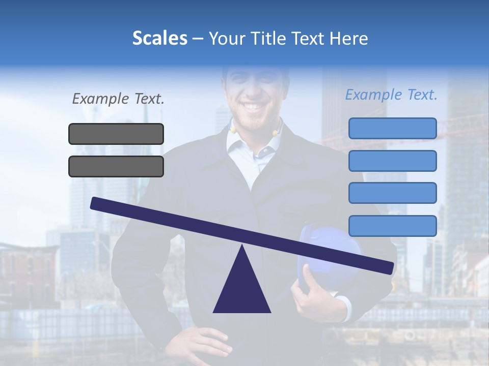 Architect Workman Engineer PowerPoint Template