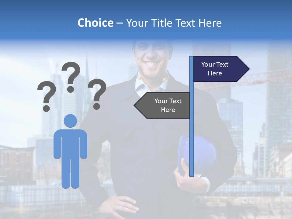 Architect Workman Engineer PowerPoint Template