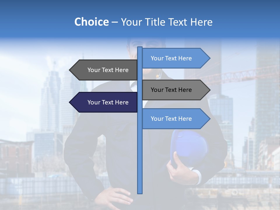 Architect Workman Engineer PowerPoint Template