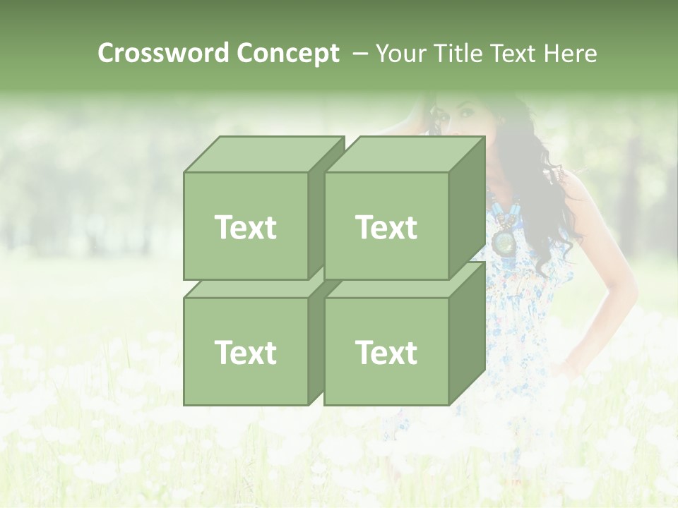 Natural Youth Grass PowerPoint Template