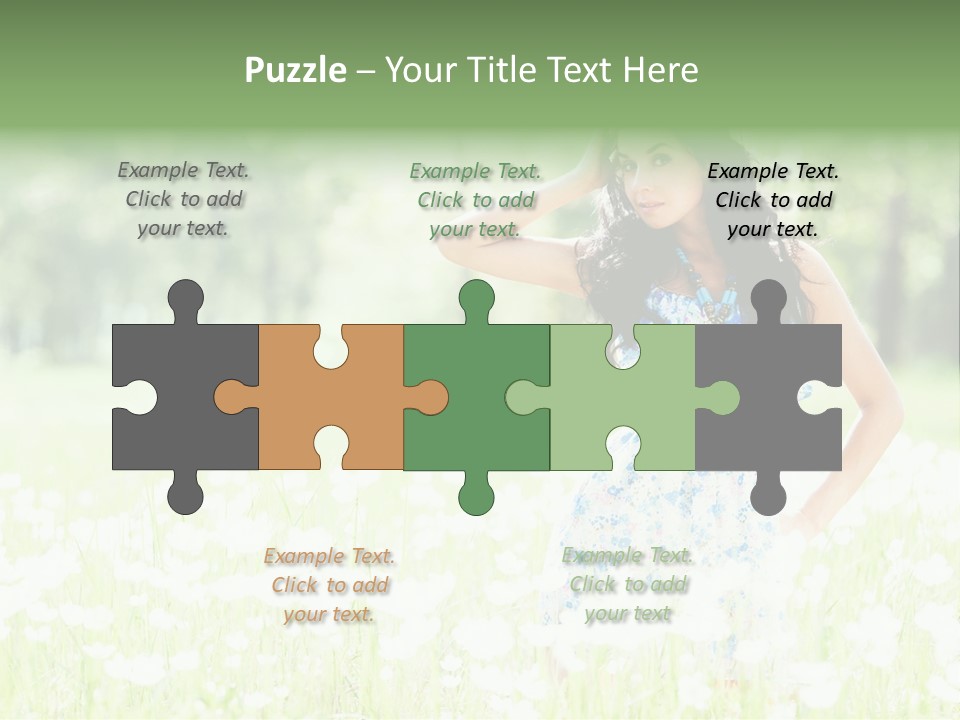 Natural Youth Grass PowerPoint Template