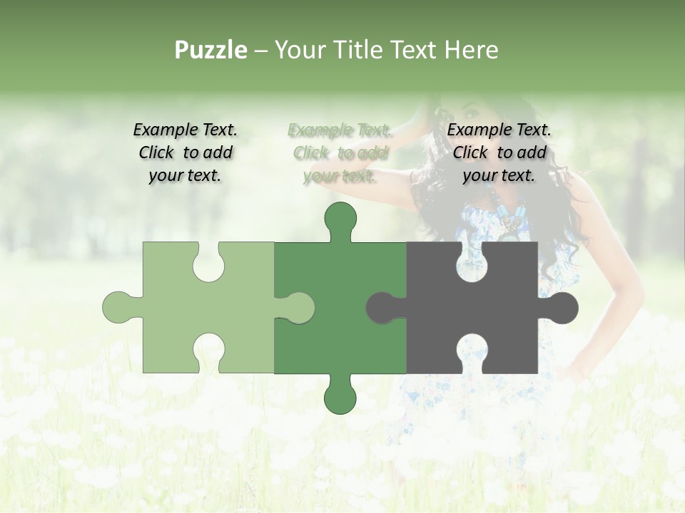 Natural Youth Grass PowerPoint Template