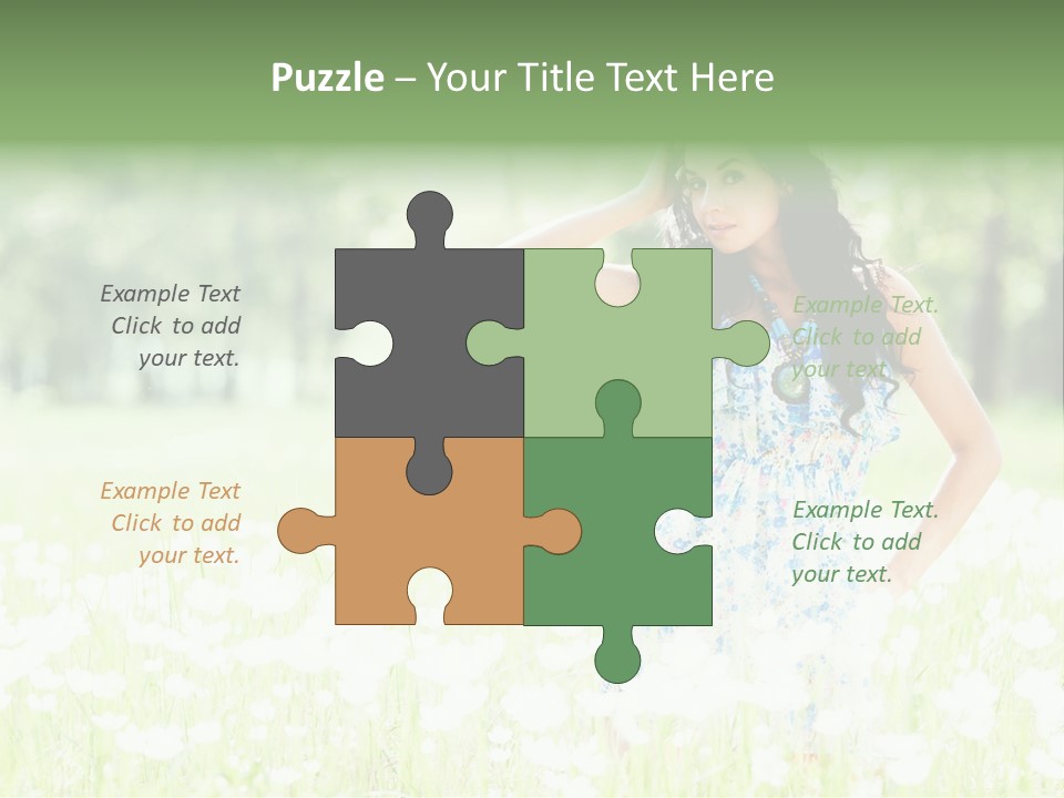 Natural Youth Grass PowerPoint Template