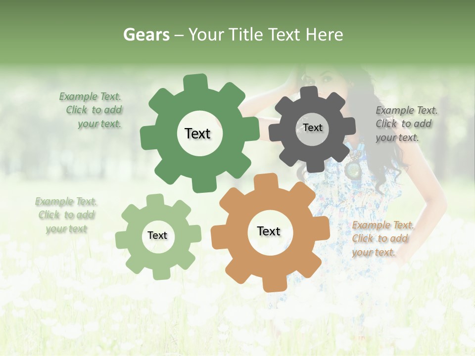 Natural Youth Grass PowerPoint Template