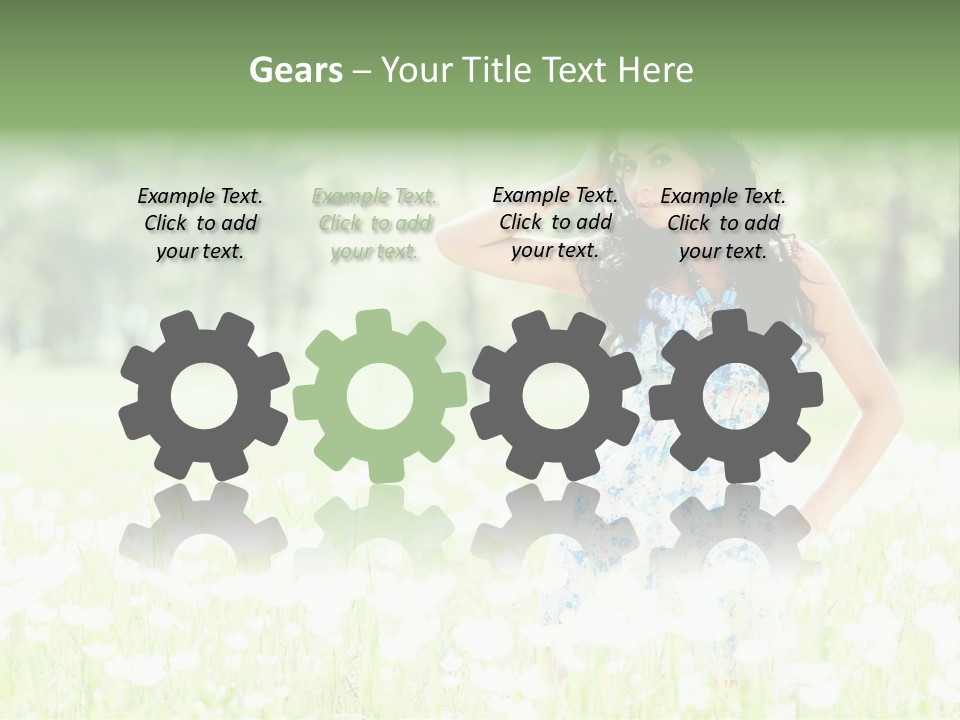 Natural Youth Grass PowerPoint Template