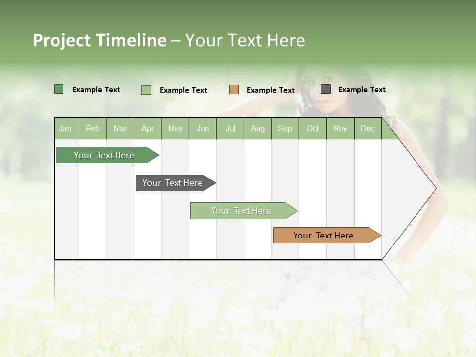 Natural Youth Grass PowerPoint Template