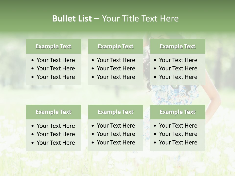 Natural Youth Grass PowerPoint Template