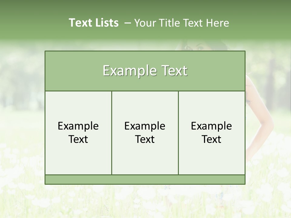Natural Youth Grass PowerPoint Template