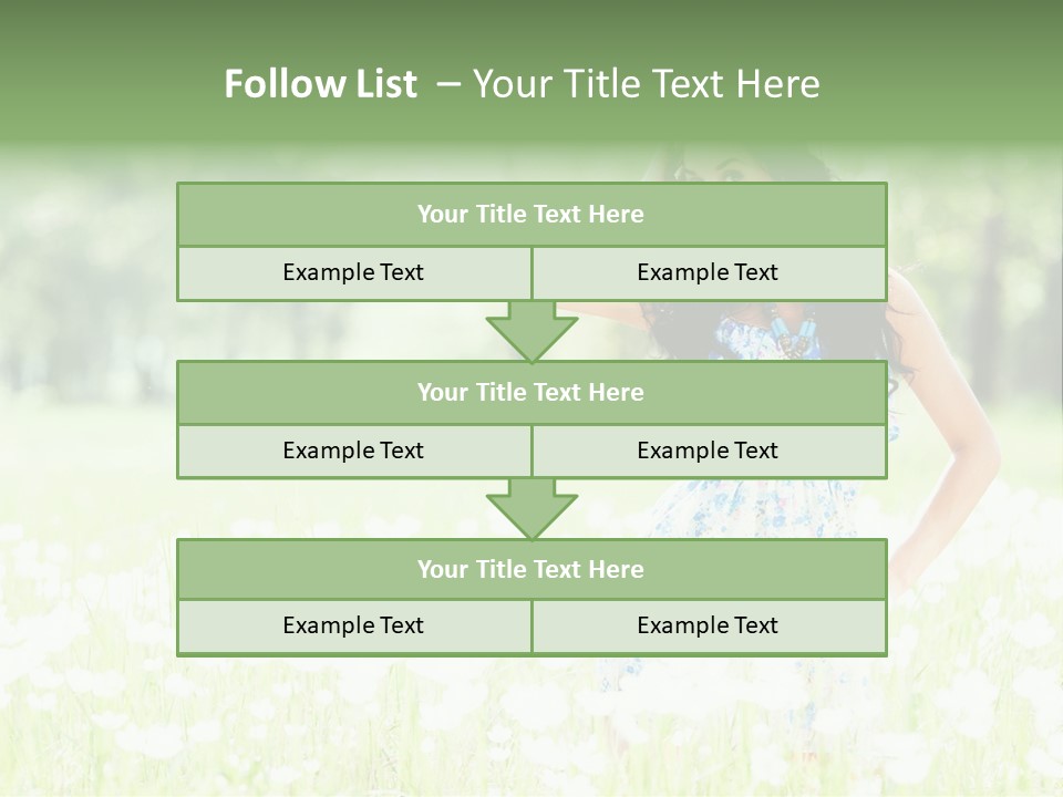 Natural Youth Grass PowerPoint Template